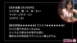 酒井さんの素人エロ動画レビュー 【dam0032】に出演AV女優の名前は?
